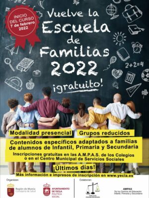 Escuela de Familias cartel 2022